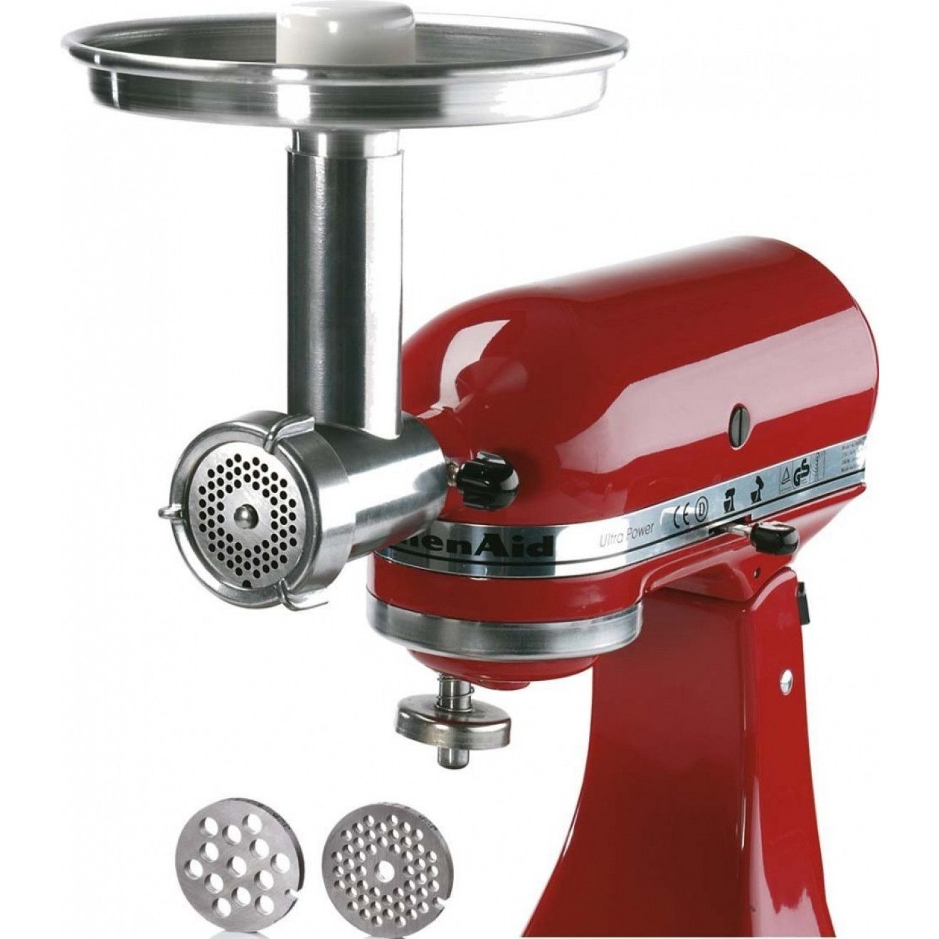 KitchenAid Stand Mixer Stainless Steel Food Grinder Attachment at